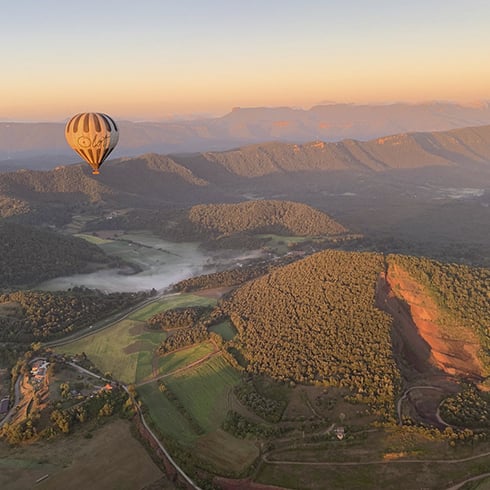 Route en ballon